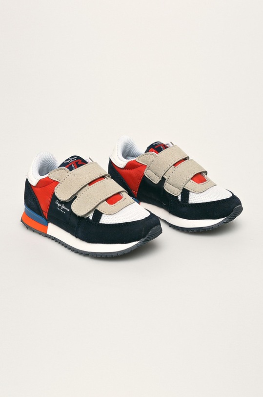 Pepe Jeans - Detské topánky Sydney Basic PBS30431 tmavomodrá SS20