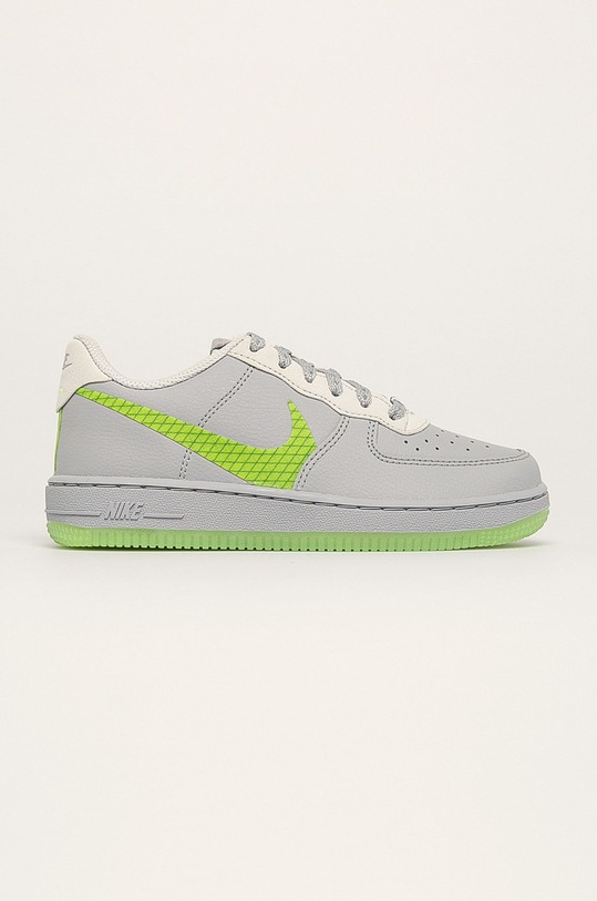 Nike Kids - Detské topánky Force 1 Lv8 3 imitácia kože sivá CD7418