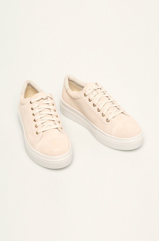 Vagabond Shoemakers - Кожени обувки Zoe Platform 4927.540.02 бежов SS20
