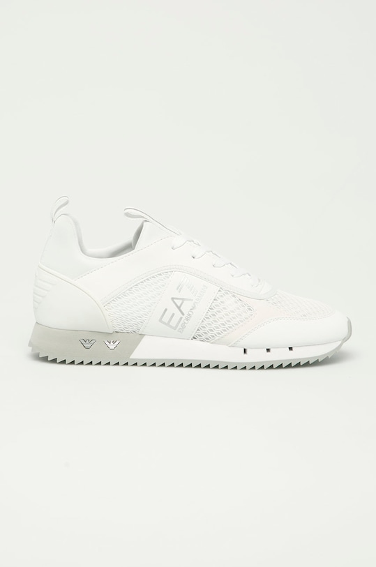 EA7 Emporio Armani - Topánky textilný biela X8X027.XK050.D