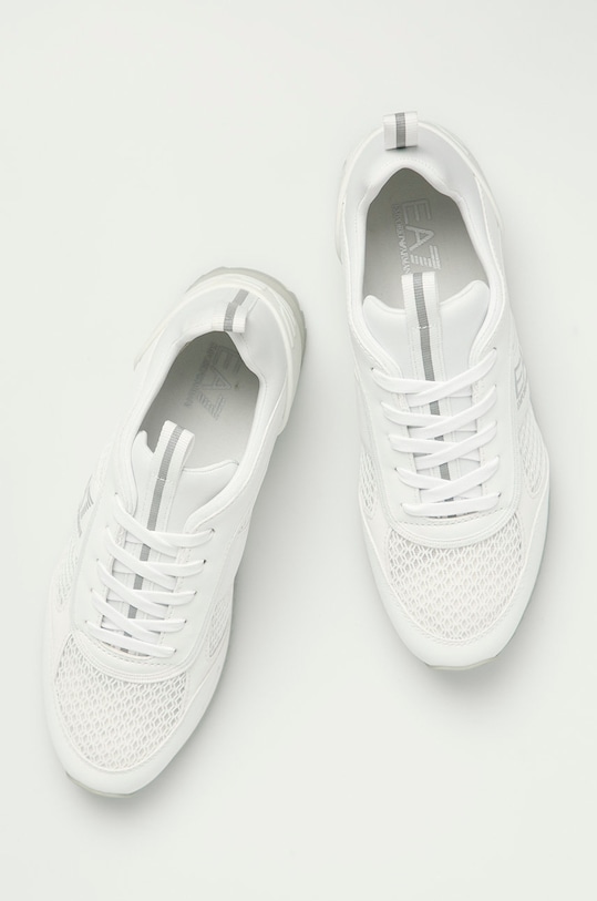 EA7 Emporio Armani - Topánky X8X027.XK050.D biela