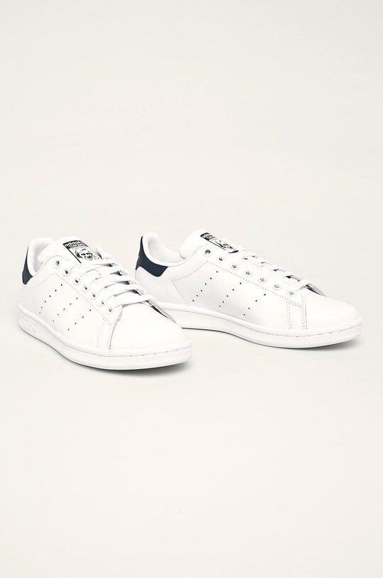 adidas Originals - Ghete de piele Stan Smith S81020 S81020 alb SS20