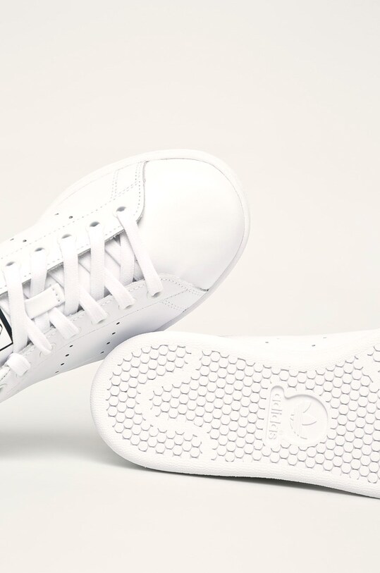 adidas Originals - Ghete de piele Stan Smith S81020 S81020 alb