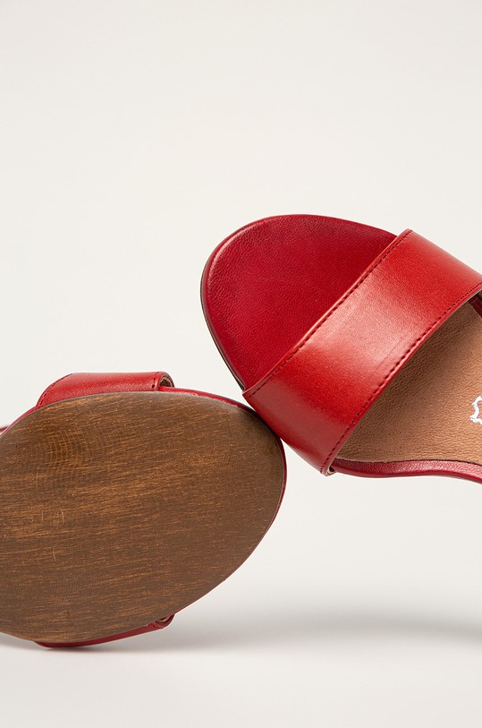 Marco Tozzi - Шкіряні сандалі червоний 2.2.28309.24.533