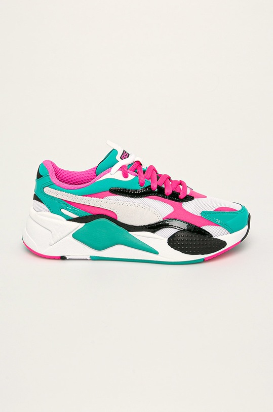 Puma - Topánky RS-X Plastic 371569 semišová koža biela 371569
