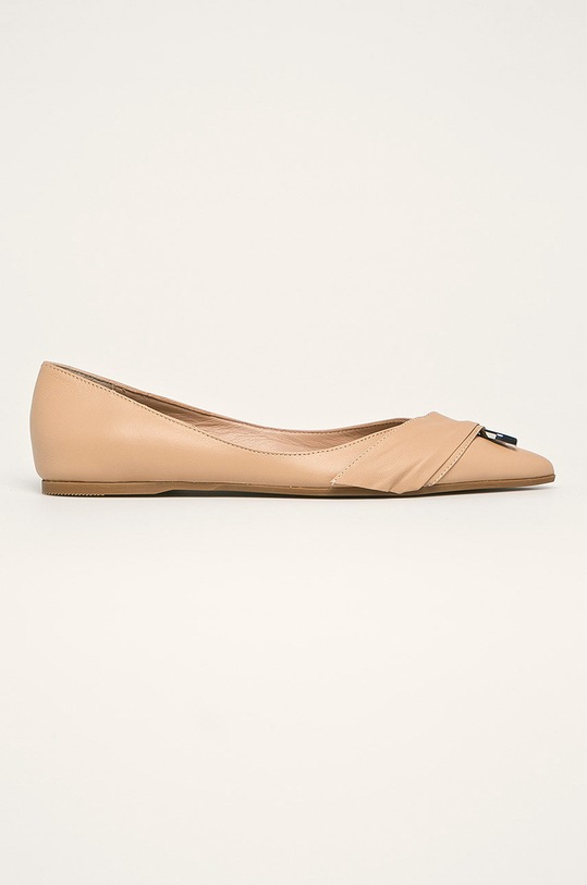 Patrizia Pepe - Kožené baleríny další béžová 2V9321.A5M6