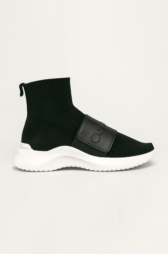 Calvin Klein - Boty přírodní kůže černá E7583