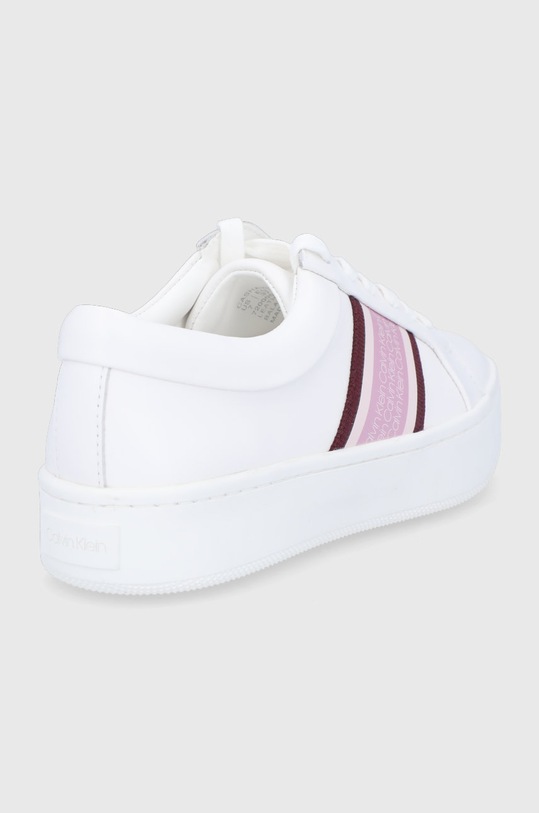 Obuwie Calvin Klein Buty skórzane E8872 biały