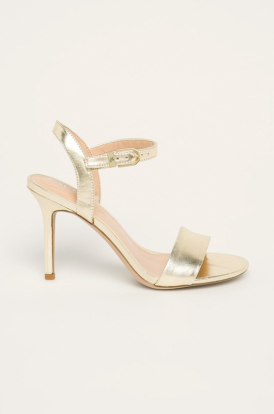 Lauren Ralph Lauren - Kožené sandály přírodní kůže zlatá 802784247001