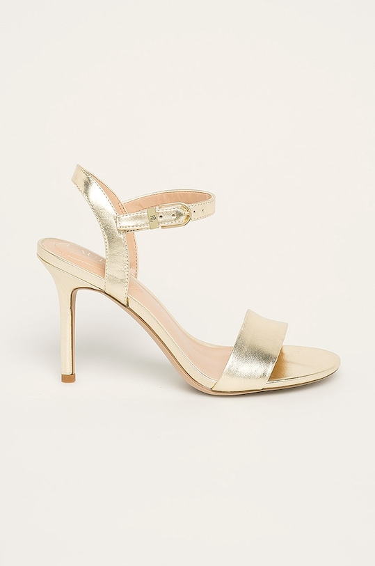 Lauren Ralph Lauren - Sandały skórzane Gwen Sandals Dress pozostałe złoty 802784247001