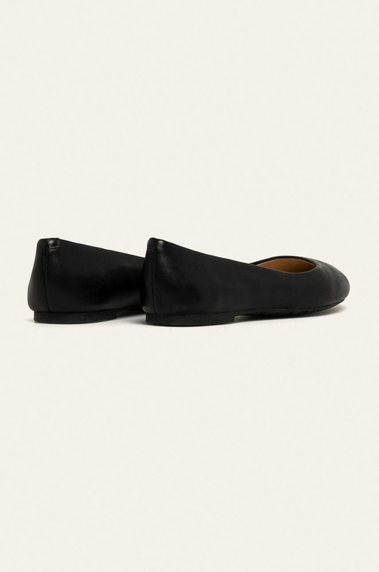 Încălțăminte Lauren Ralph Lauren - Balerini de piele 802774682002 negru