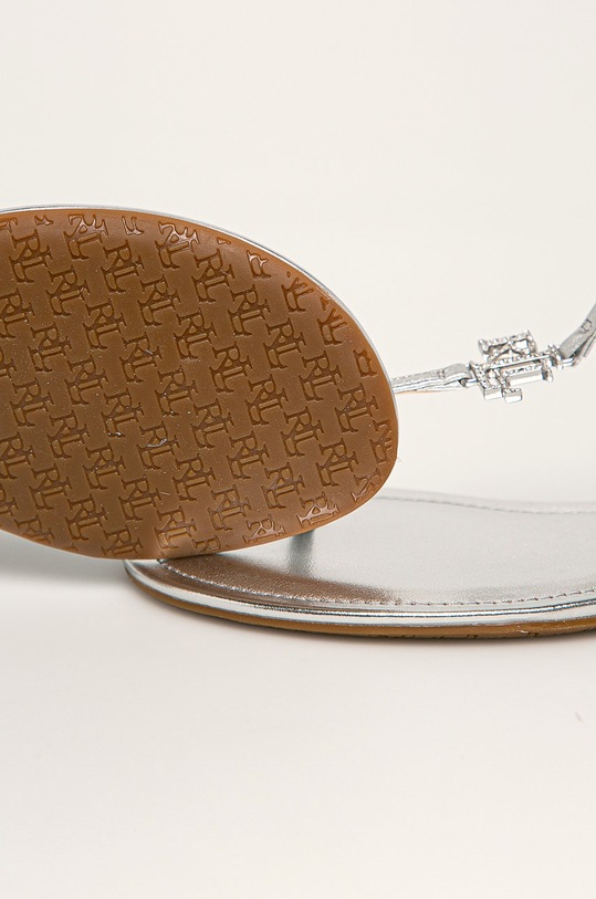 Lauren Ralph Lauren - Sandale de piele 802774604002 argintiu