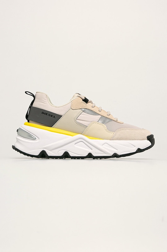 Diesel - Boty imitace kůže bílá Y02158.P3084