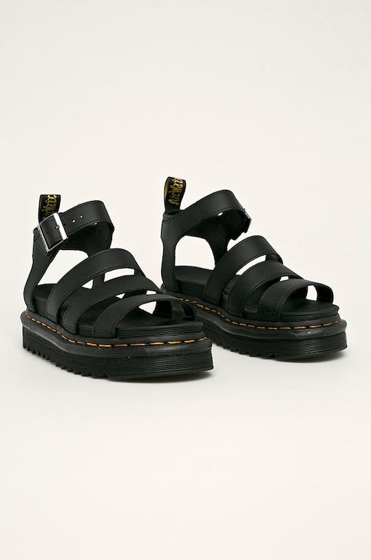 Dr. Martens sandale de piele Blaire DM24235001 negru SS21