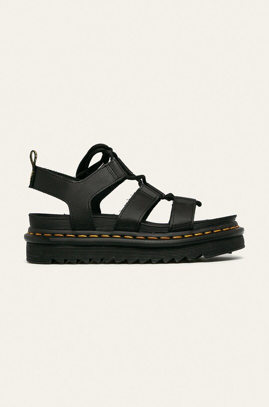 Dr. Martens - Кожени сандали Nartilla гладка кожа черен DM24641001