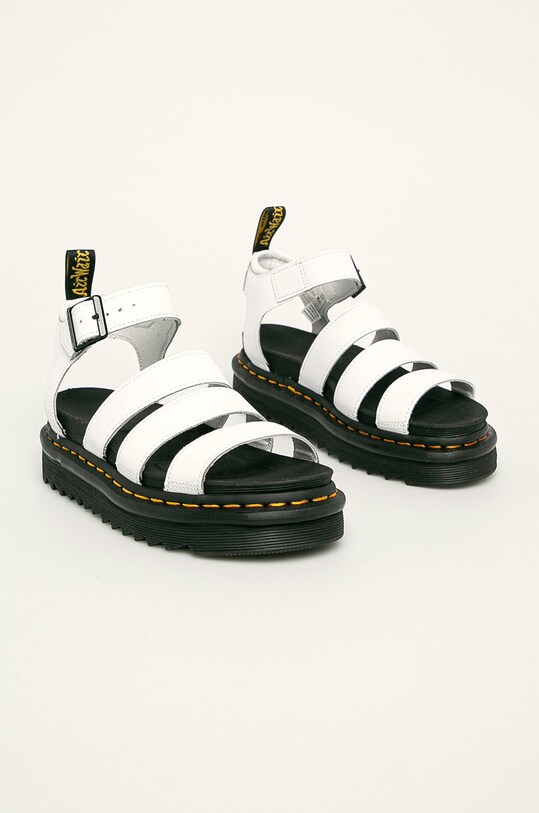 Dr. Martens - Sandały skórzane Blaire 25768100 biały SS21