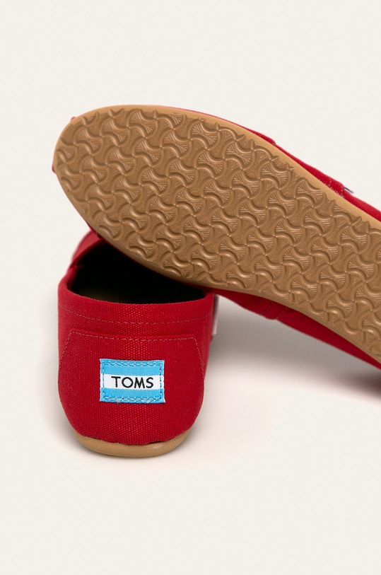 Obuwie Toms - Espadryle Classic 10000874 czerwony