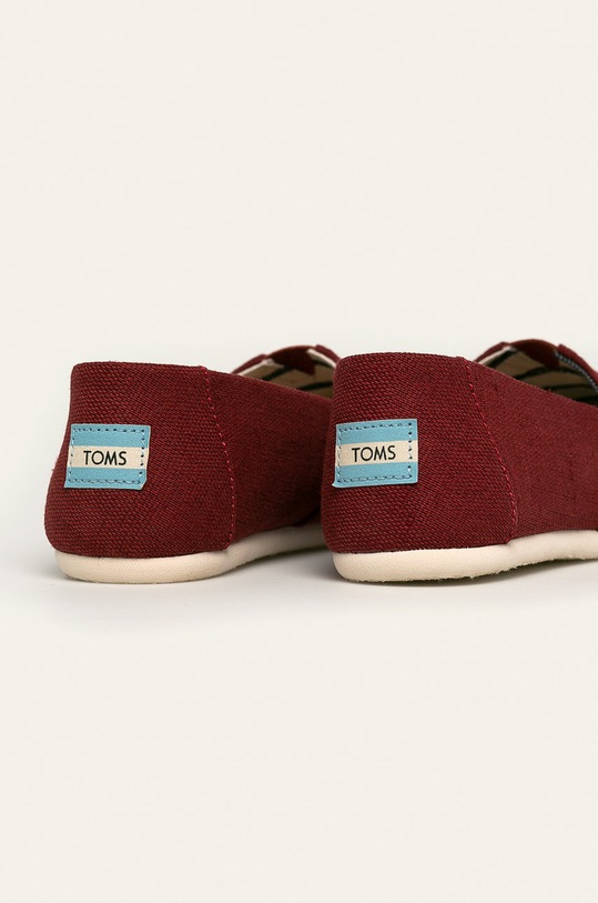 Boty Toms - Espadrilky Heritage Canvas 10011678 burgundské
