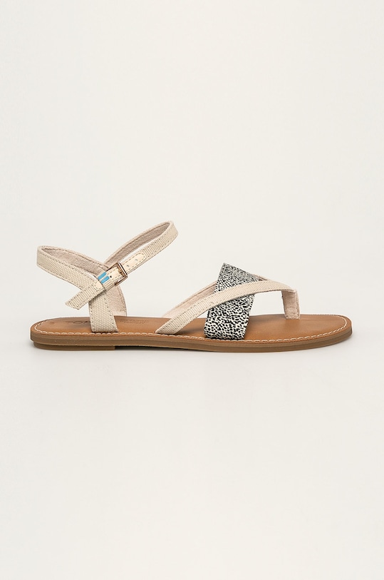 Toms - Sandály Lexie textilní béžová 10015111