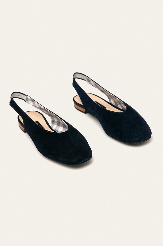 Gant - Baleriny skórzane Bellplace 20513453.G69 20513453.G69 granatowy SS20