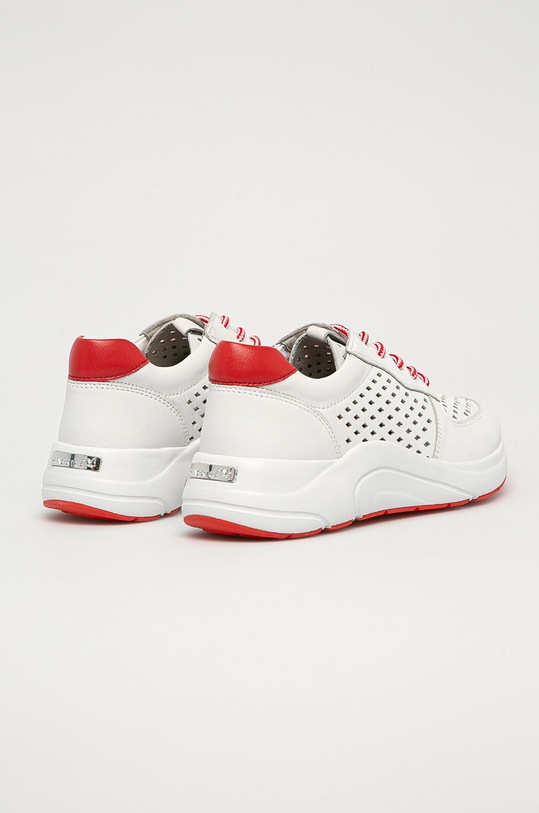 Cipők Caprice - Bőr cipő 9.9.23500.24.151 fehér