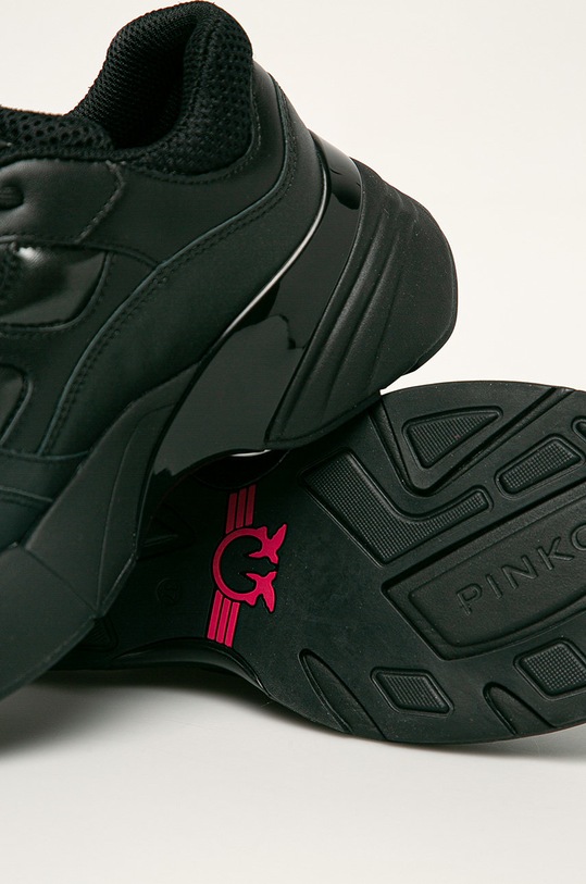 Pinko - Kožené boty 1H20PQ.Y5ZM černá