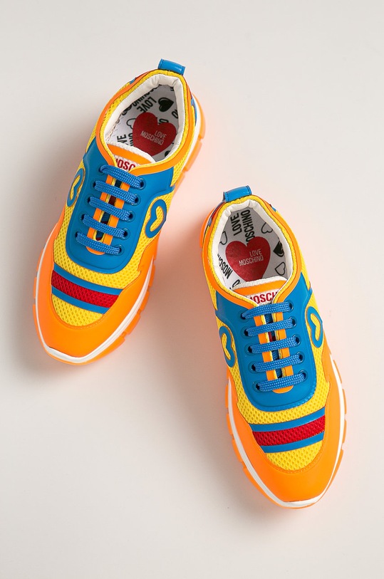 Love Moschino - Cipő JA15225G0AJS140A narancssárga SS20