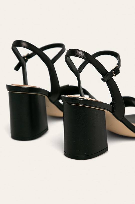 Guess Jeans - Sandale de piele negru FL6MCK.LEA03