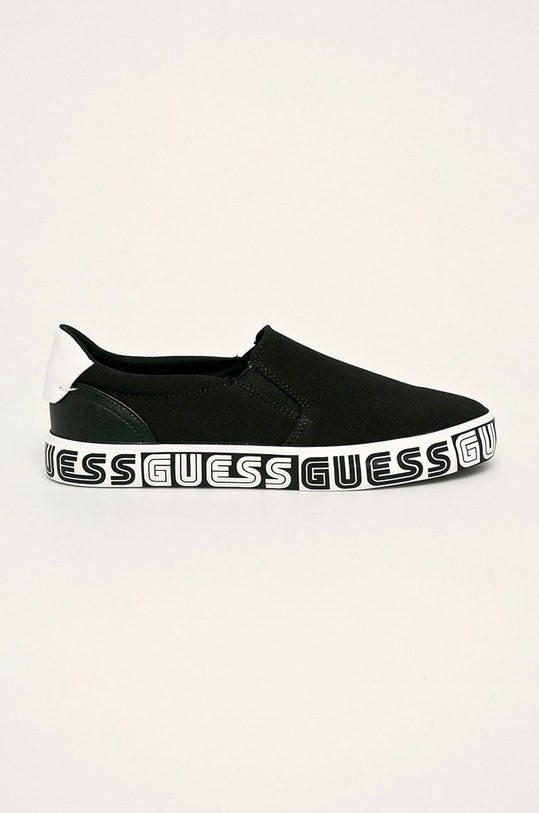 Guess Jeans - Tenisi textil negru FL6YC6.FAB12
