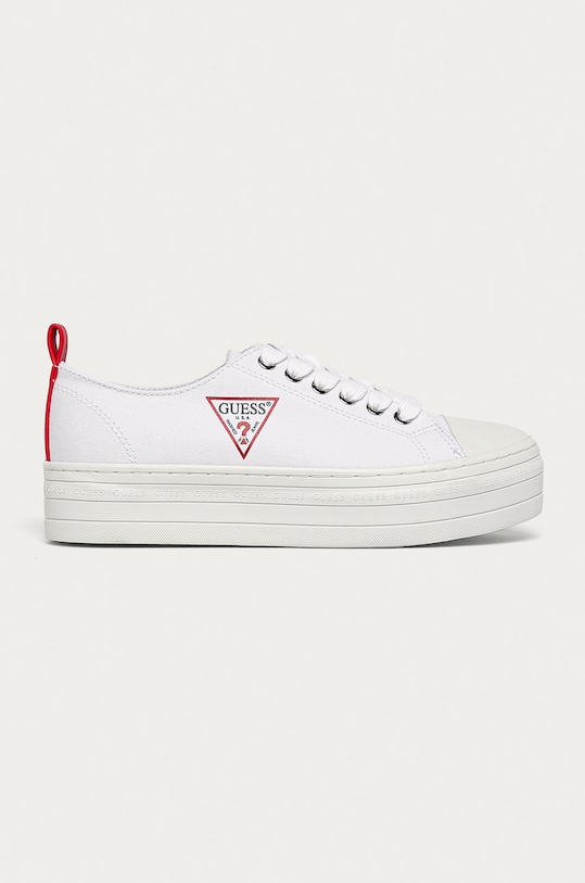 Guess Jeans - Tenisówki imitacja skóry licowej biały FL6BRS.FAB12