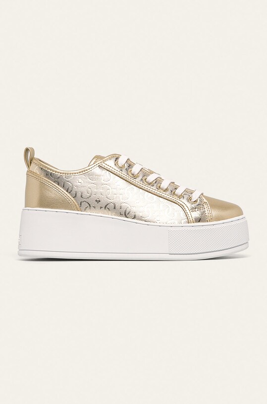 Guess Jeans scarpe platform oro FL6NEA.FAL12
