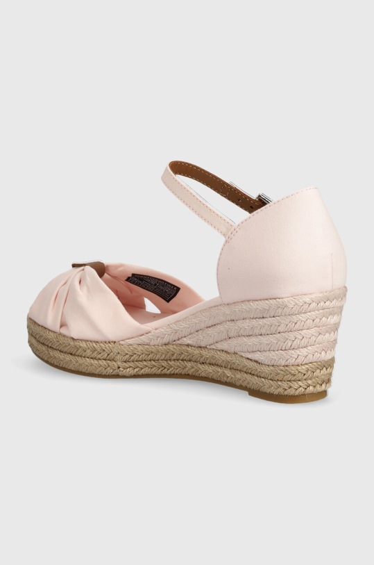 Obuwie Tommy Hilfiger sandały BASIC OPENED TOE MID WEDGE FW0FW04785 różowy