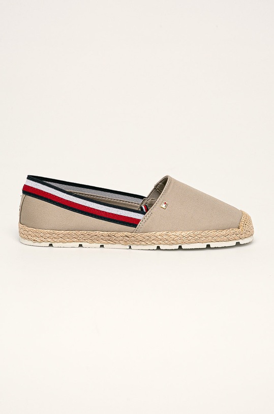 Tommy Hilfiger - Espadrilky textilný béžová FW0FW04738