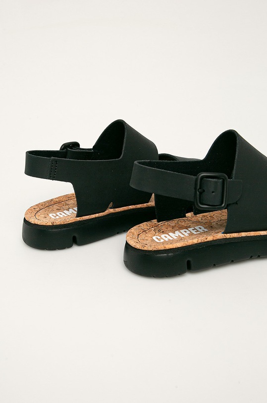 Încălțăminte Camper - Sandale de piele Oruga K201038.001 negru