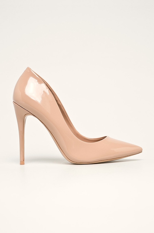 Aldo Lodičky Stessy imitace lakované kůže béžová 12647511