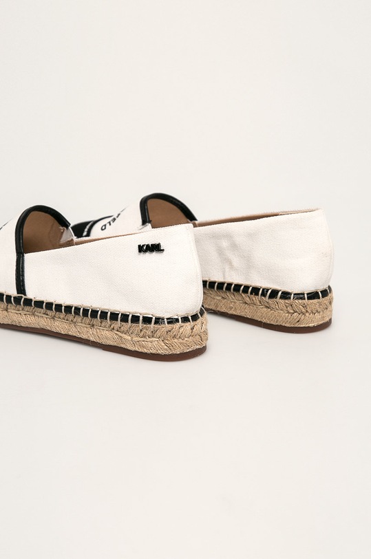 Obuwie Karl Lagerfeld - Espadryle KL80108 KL80108 biały