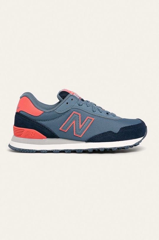 New Balance - Boty WL515OVB semišová kůže modrá WL515OVB