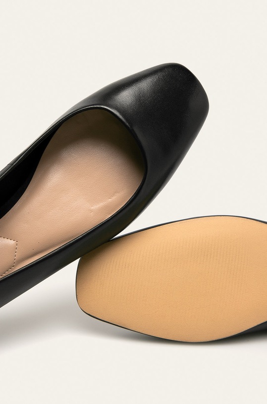 Aldo - Kožené baleríny Bridgette černá 13021722