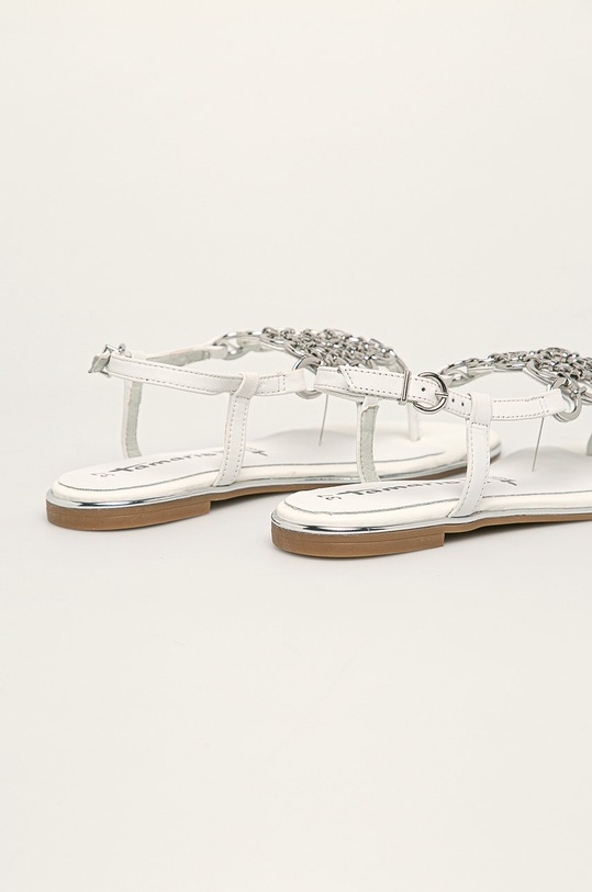 Obuwie Tamaris - Sandały skórzane 1.1.28067.34.100 biały