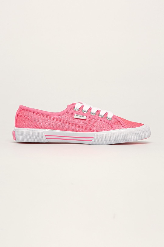 Pepe Jeans - Tenisky Aberlady Crystal plochá růžová PLS30950