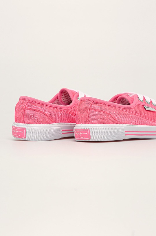 Boty Pepe Jeans - Tenisky Aberlady Crystal PLS30950 růžová