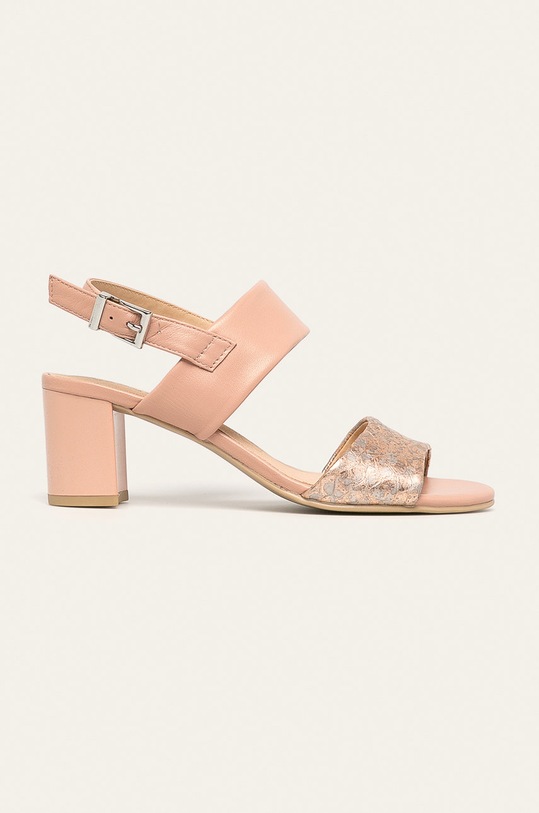 Caprice - Sandale de piele gros roz 9.9.28302.24.926