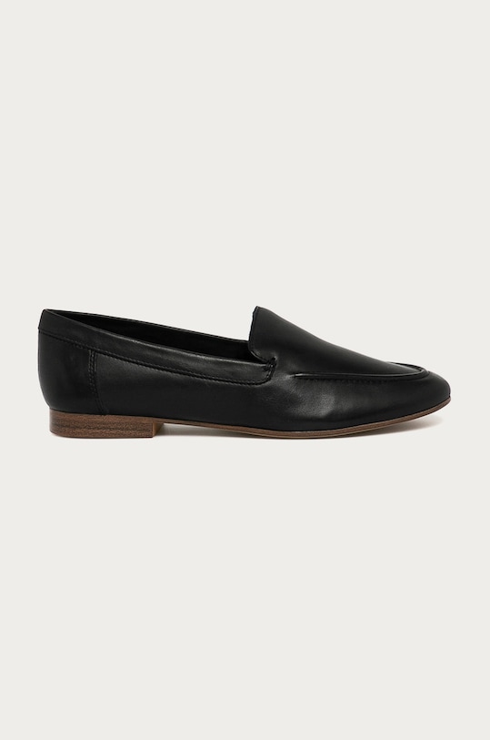 Aldo - Półbuty skórzane Joeya płaski czarny 12659474.JOEYA