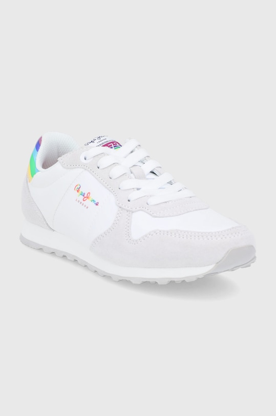 Topánky Pepe Jeans Verona W Pride PLS31018 biela SS21