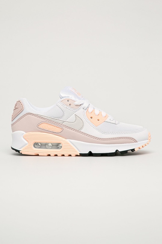 Nike - Buty Air Max 90 tekstylny biały CT1030