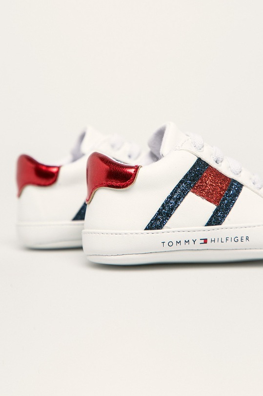 Dievča Tommy Hilfiger - Detské topánky T0A4.30595 biela