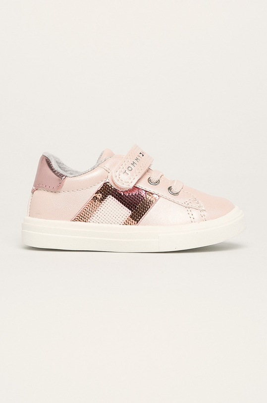 Tommy Hilfiger - Detské topánky imitácia kože ružová T1A4.30609