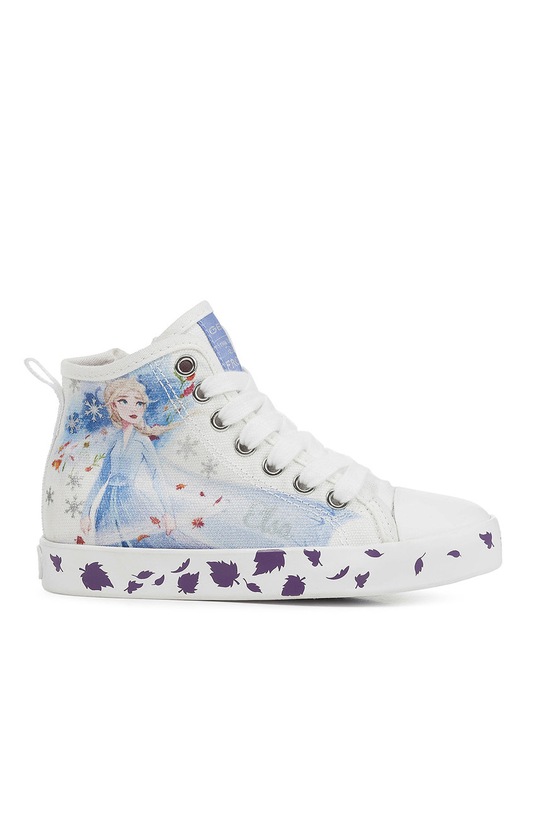 Geox - Trampki dziecięce x Disney tekstylny biały J0204F.000AW.28.35