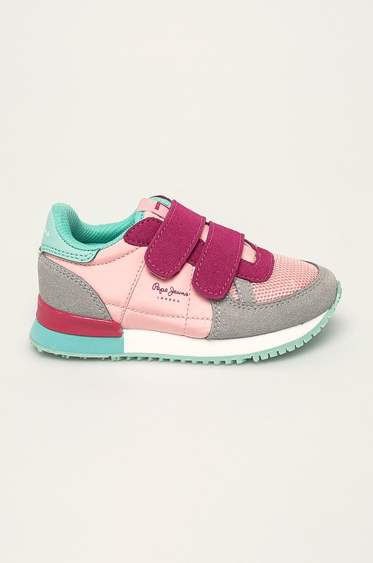 Pepe Jeans - Detské topánky Sydney Basic Kids G textilný sivá PGS30443