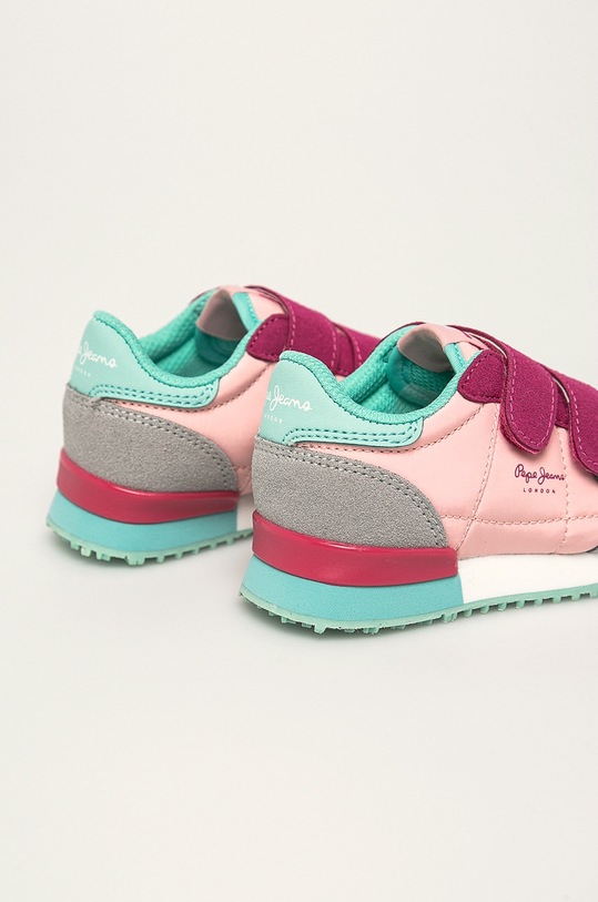 Dievča Pepe Jeans - Detské topánky Sydney Basic Kids G PGS30443 sivá